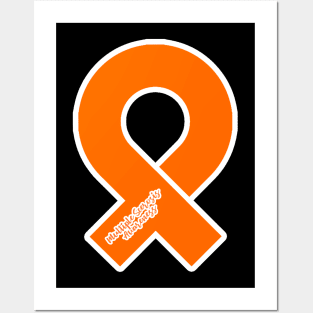 Multiple Sclerosis Awareness Ribbon Posters and Art